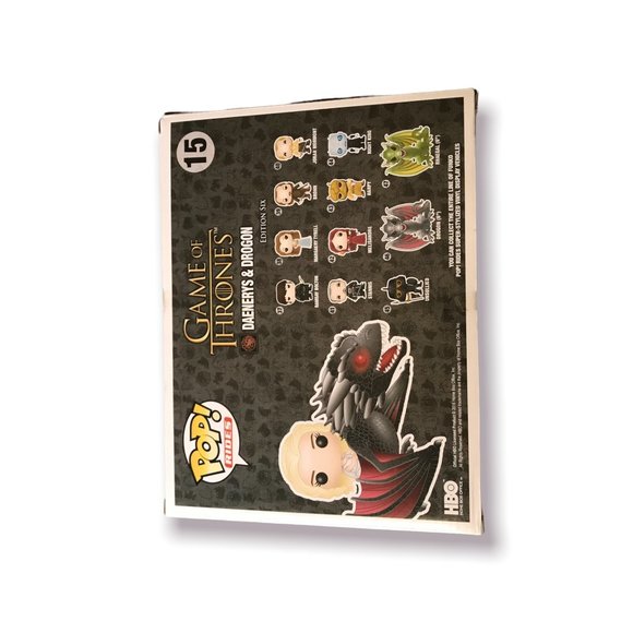 Funko Pop Rides Daenerys & Drogon Figure - Black, Red, Blonde - Picture 5 of 6